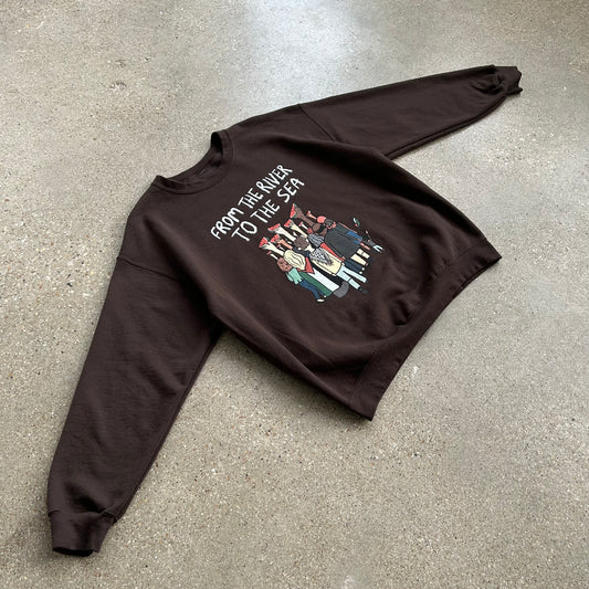 PROTEST CREWNECK